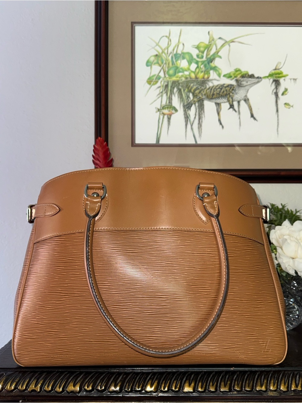 Authentic Louis Vuitton Passy Tote Epi Leather GM